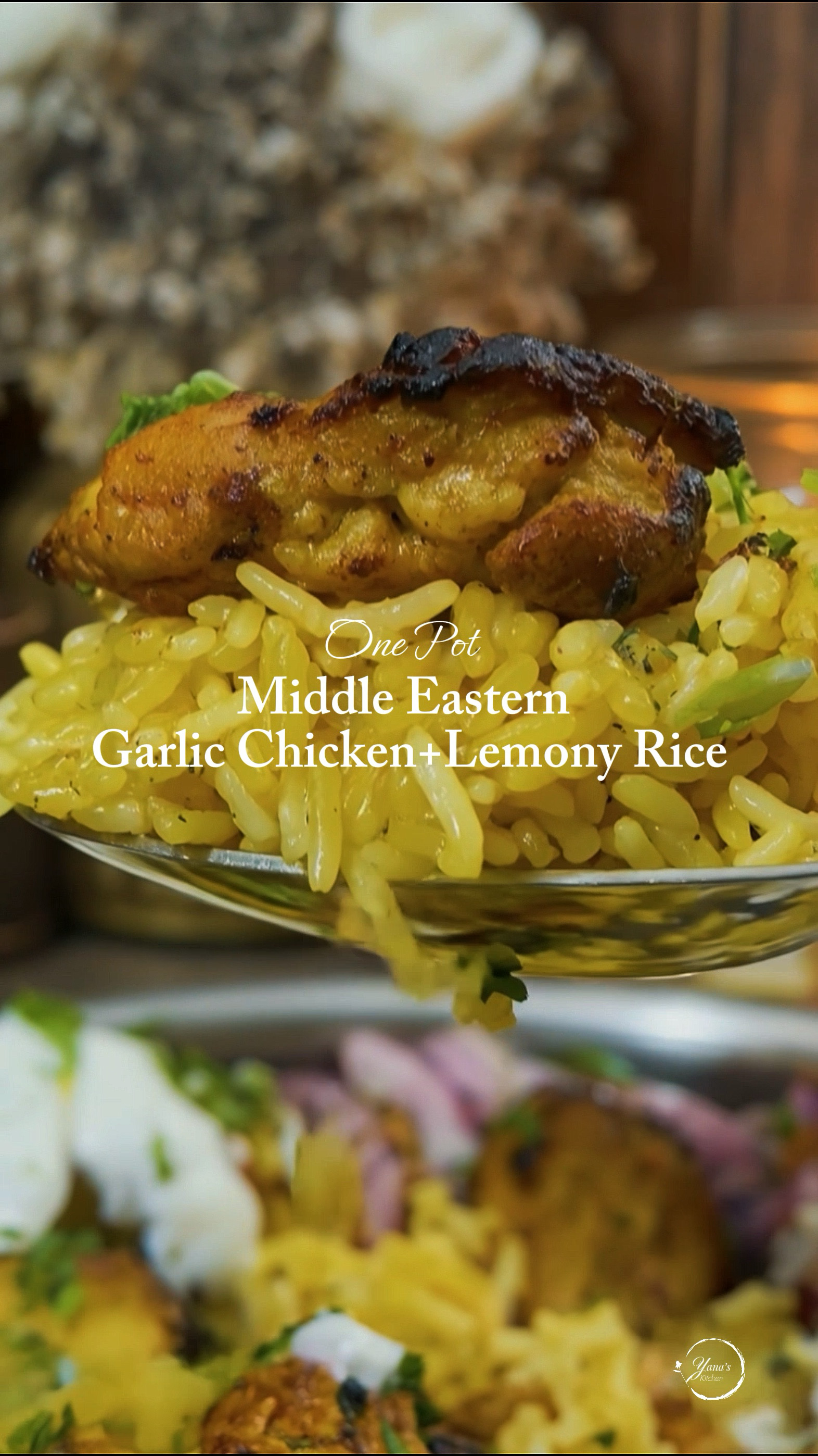 Middle Eastern Lemon Garlic Rice